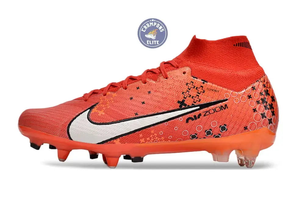 Air Zoom Mercurial Superfly 9 Anticlog SG-PRO Dream Speed 7 - Rouge Cramoisi/Blanc/Bright Mandarin - Image 5
