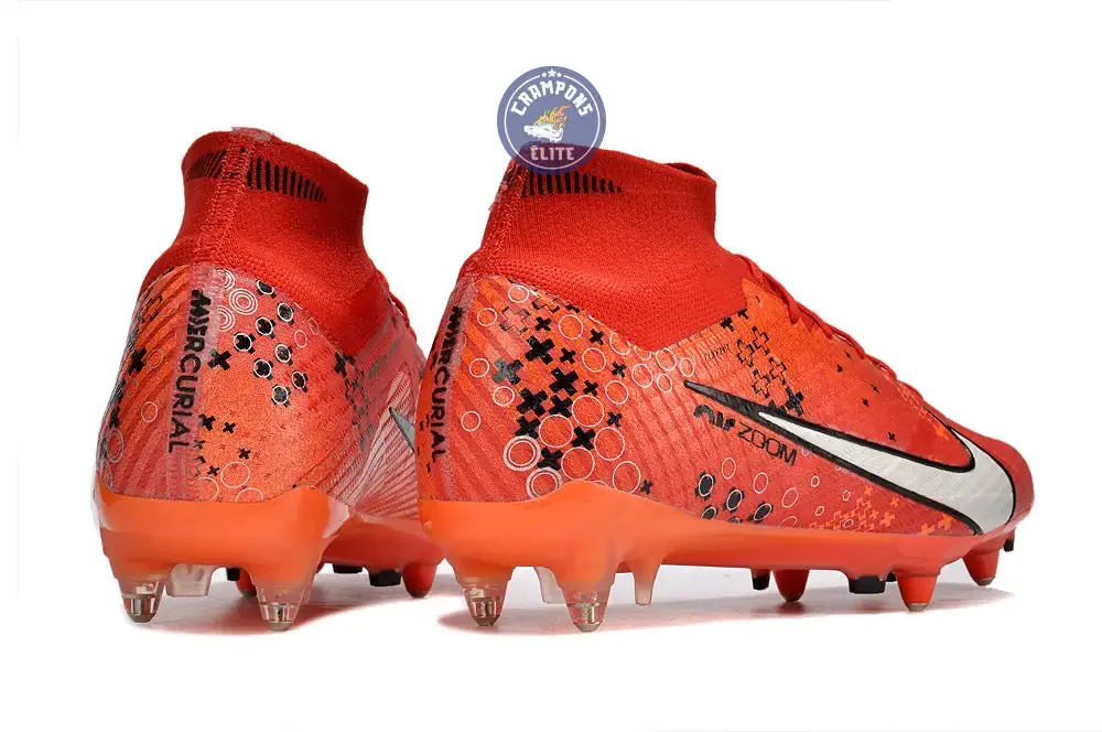 Air Zoom Mercurial Superfly 9 Anticlog SG-PRO Dream Speed 7 - Rouge Cramoisi/Blanc/Bright Mandarin - Image 6