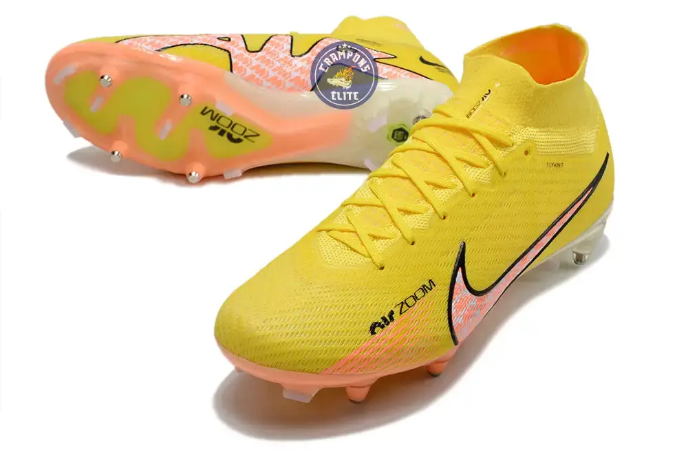 Air Zoom Mercurial Superfly 9 Anticlog SG-PRO Lucent - Jaune/Crépuscule/Doll - Image 2