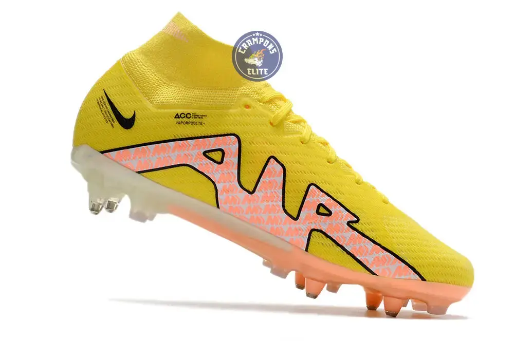 Air Zoom Mercurial Superfly 9 Anticlog SG-PRO Lucent - Jaune/Crépuscule/Doll - Image 3