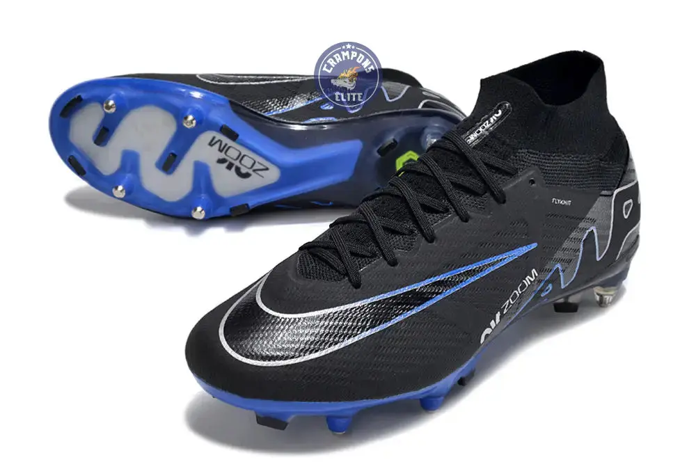 Air Zoom Mercurial Superfly 9 Anticlog SG-PRO Shadow - Noir/Chrome/Bleu - Image 2