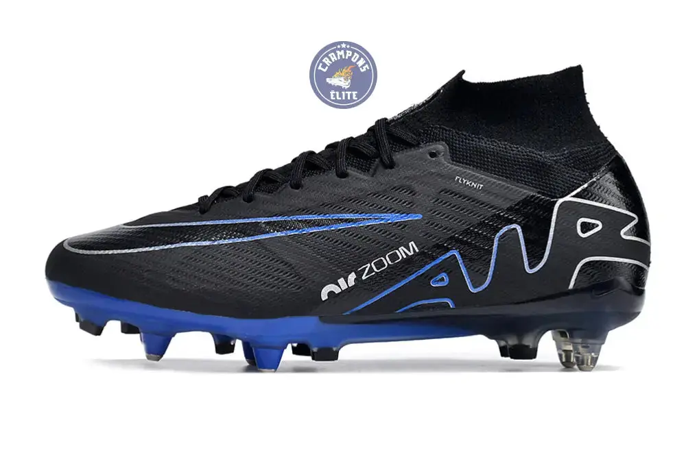Air Zoom Mercurial Superfly 9 Anticlog SG-PRO Shadow - Noir/Chrome/Bleu - Image 5