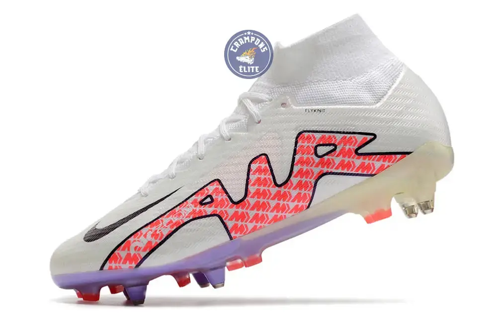 Air Zoom Mercurial Superfly 9 Anticlog SG - Blanc/Rouge/Blanc ÉDITION LIMITÉE - Image 4
