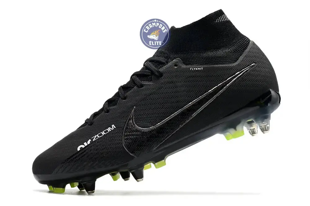 Air Zoom Mercurial Superfly 9 Anticlog SG - Noir/Gris/Blanc/Jaune Fluo - Image 4