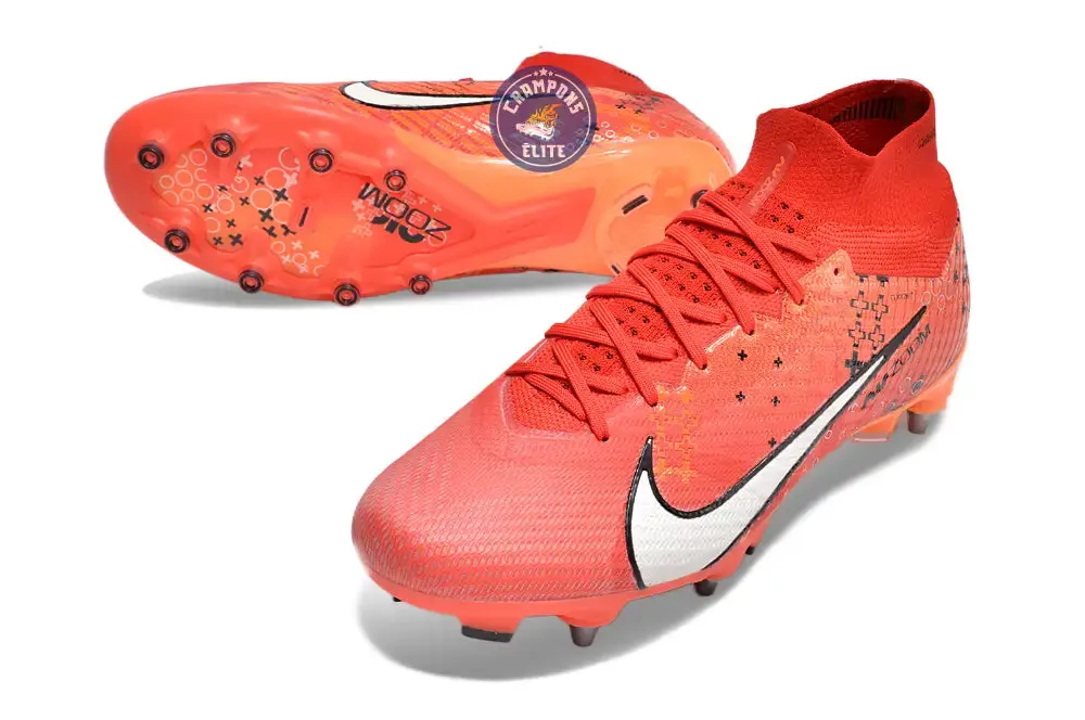Air Zoom Mercurial Superfly 9 SG-PRO Dream Speed 7 - Rouge Cramoisi/Blanc/Bright Mandarin - Image 2