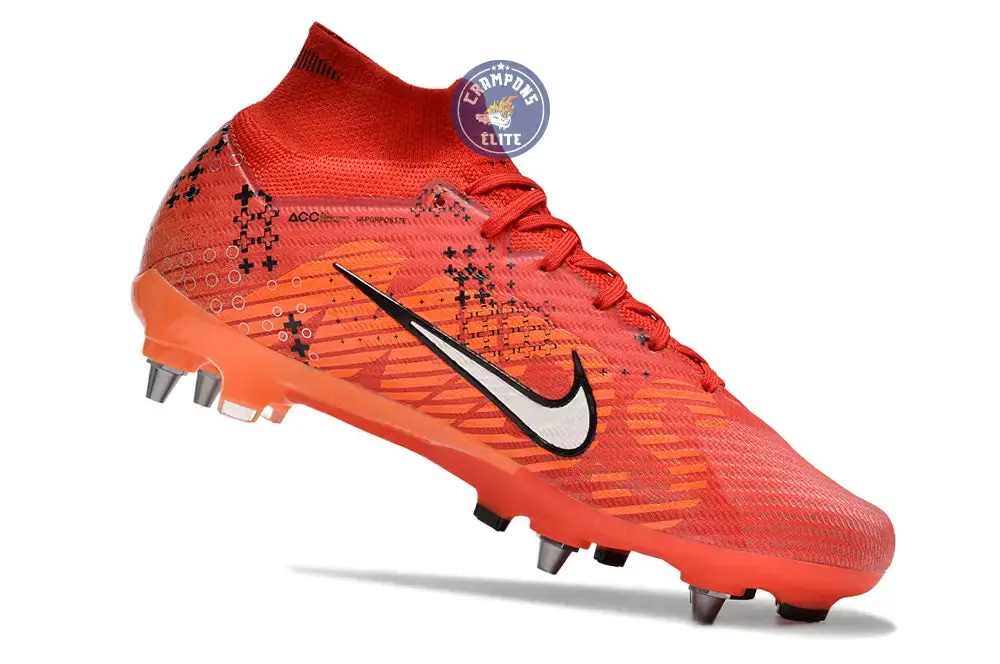 Air Zoom Mercurial Superfly 9 SG-PRO Dream Speed 7 - Rouge Cramoisi/Blanc/Bright Mandarin - Image 3