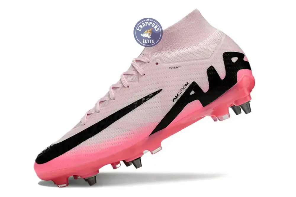 Air Zoom Mercurial Superfly 9 SG-PRO Mad Brilliance - Rose/Noir - Image 4