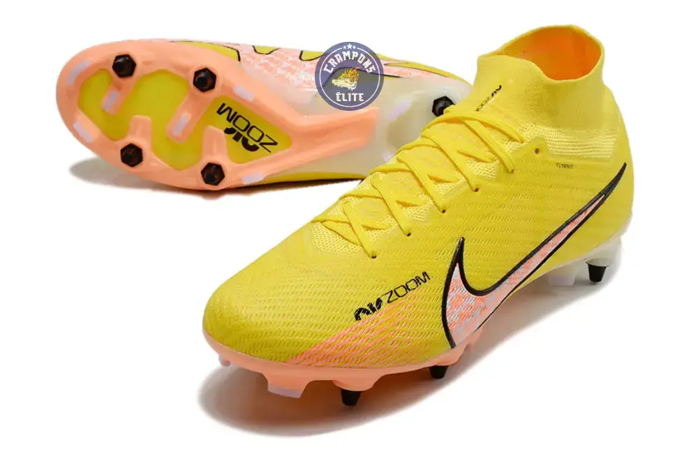 Air Zoom Mercurial Superfly 9 SG-PRO Lucent - Jaune/Crépuscule/Doll - Image 2