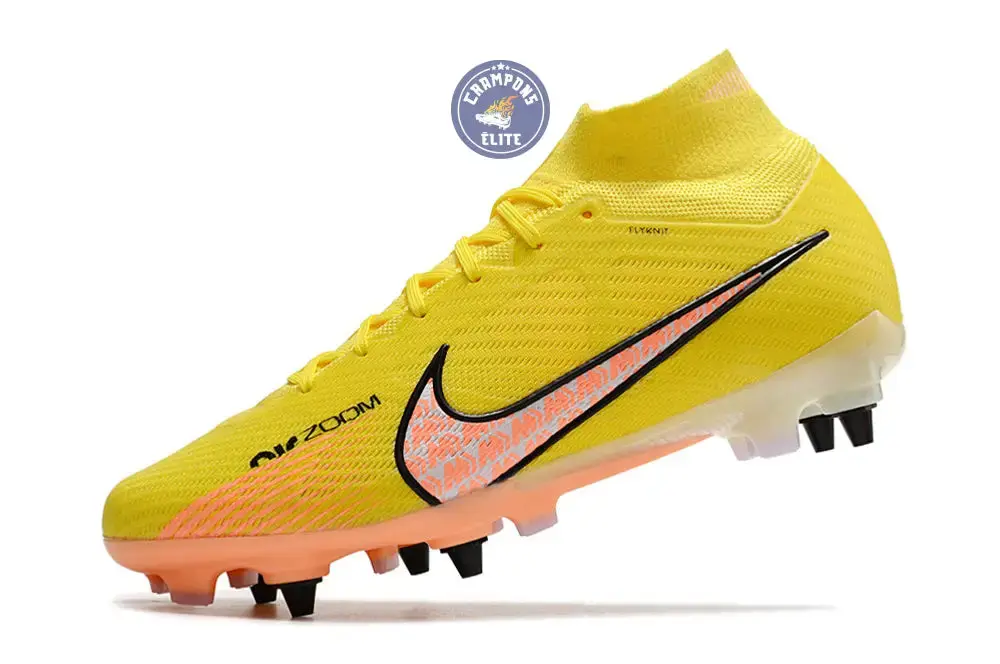 Air Zoom Mercurial Superfly 9 SG-PRO Lucent - Jaune/Crépuscule/Doll - Image 4