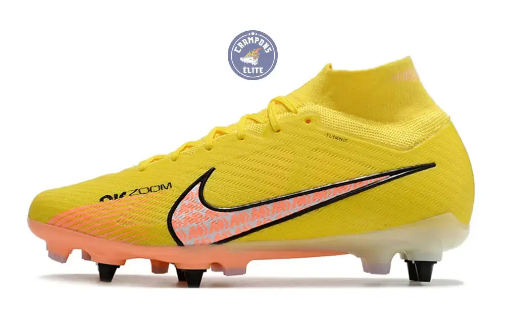 Air Zoom Mercurial Superfly 9 SG-PRO Lucent - Jaune/Crépuscule/Doll - Image 5