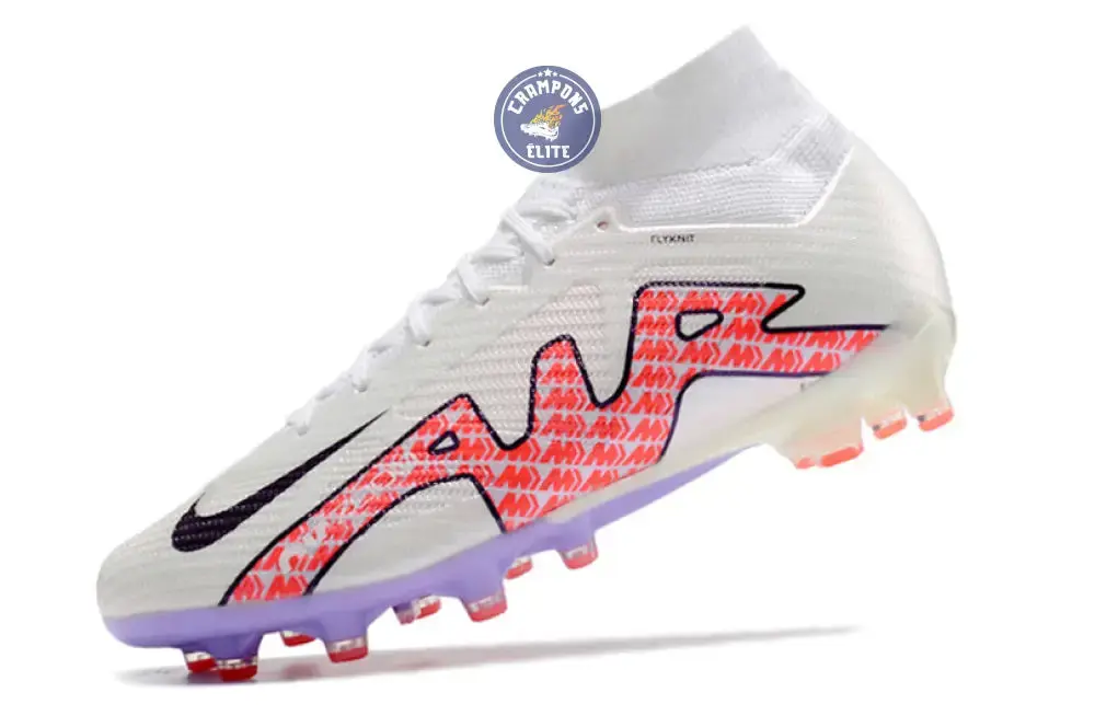 Air Zoom Mercurial Superfly 9 AG - Blanc/Rouge/Blanc ÉDITION LIMITÉE - Image 4