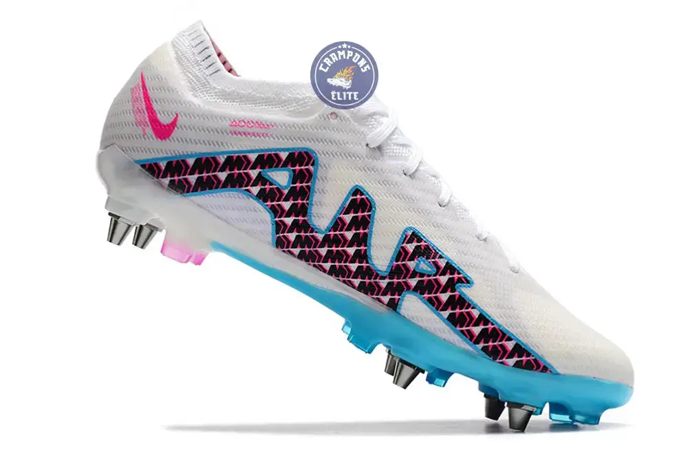 Air Zoom Mercurial Vapor 15 Academy Anticlog SG - Blanc/Bleu/Rose - Image 3