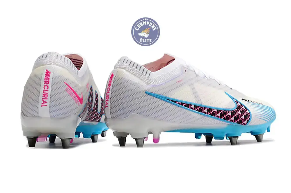 Air Zoom Mercurial Vapor 15 Academy Anticlog SG - Blanc/Bleu/Rose - Image 6