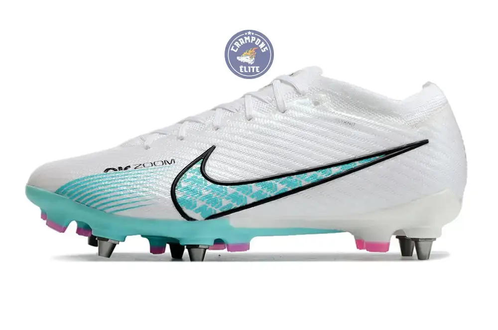 Air Zoom Mercurial Vapor 15 Academy Anticlog SG Blast - Blanc/Bleu Turquoise/Rose - Image 5