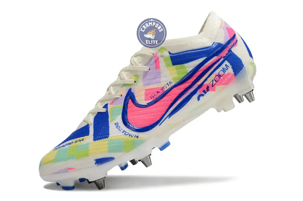 Air Zoom Vapor 15 SG Socal Pack - Blanc/Rose/Bleu/Vert/Jaune - Image 4