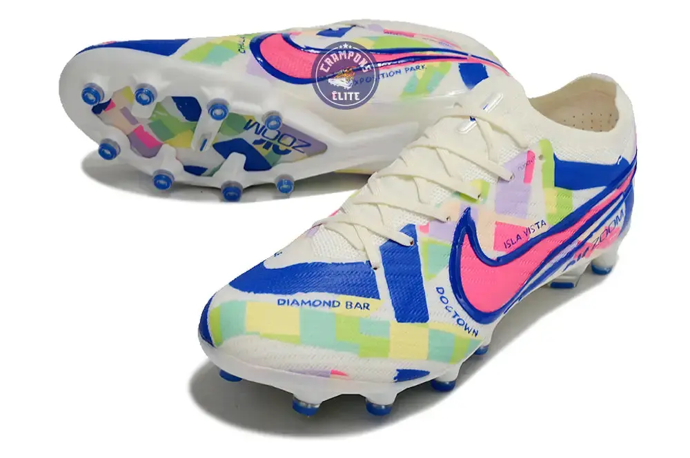 Air Zoom Mercurial Vapor 15 AG - Blanc/Jaune/Bleu/Vert/Rose - Image 2