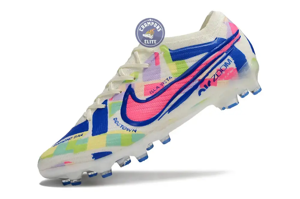 Air Zoom Mercurial Vapor 15 AG - Blanc/Jaune/Bleu/Vert/Rose - Image 4