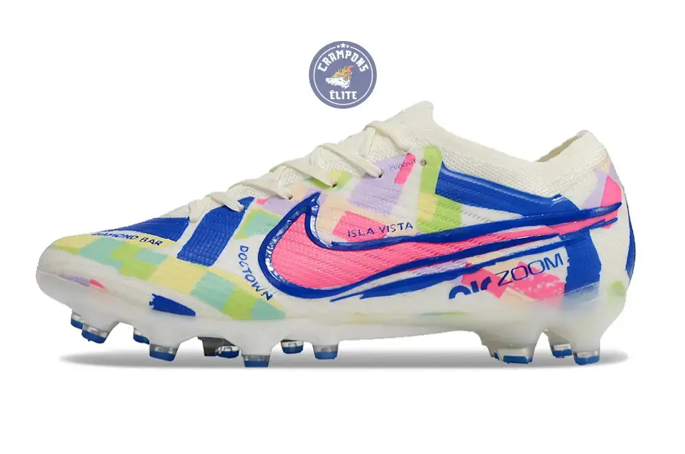 Air Zoom Mercurial Vapor 15 AG - Blanc/Jaune/Bleu/Vert/Rose - Image 5