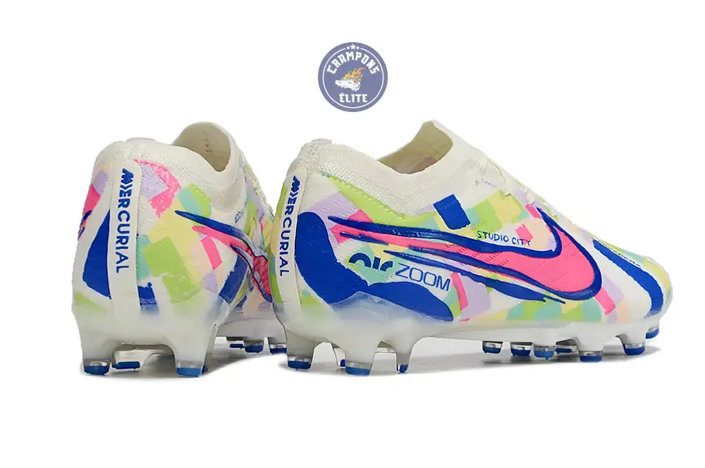 Air Zoom Mercurial Vapor 15 AG - Blanc/Jaune/Bleu/Vert/Rose - Image 6