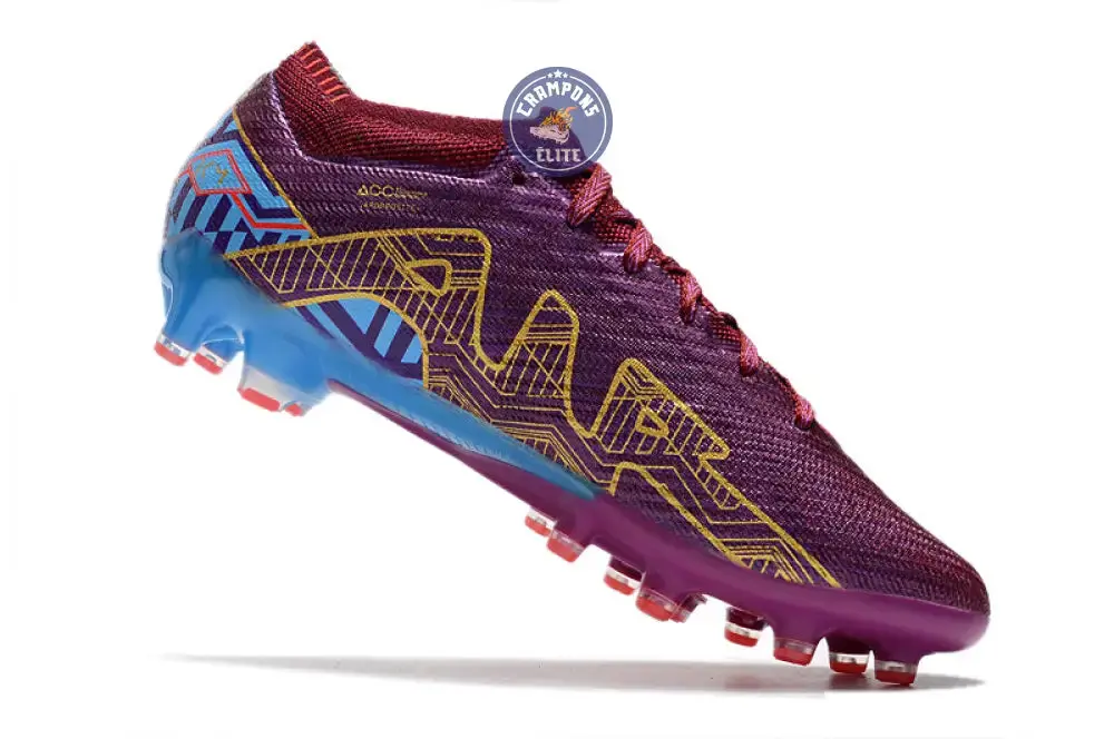 Air Zoom Mercurial Vapor 15 AG Mbappé Personal Edition - Bordeaux/Doré - Image 3