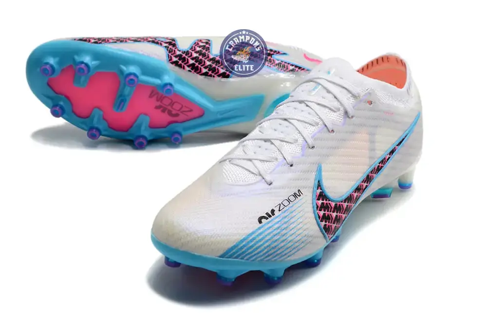 Air Zoom Mercurial Vapor 15 AG Blast - Blanc/Bleu/Rose/Violet - Image 2