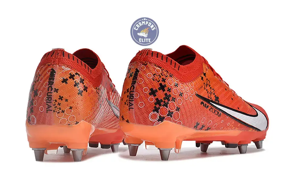 Air Zoom Mercurial Vapor 15 SG Dream Speed 7 - Rouge Cramoisi/Blanc/Bright Mandarin - Image 6
