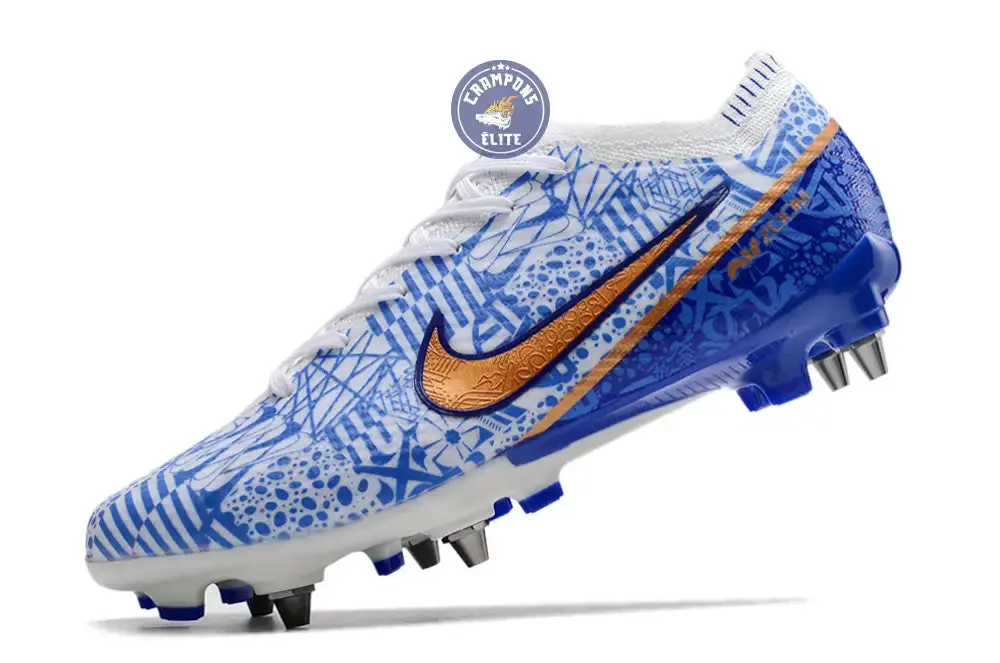 Air Zoom Mercurial Vapor 15 SG-PRO CR7 Personal Edition - Blanc/Cuivré/Bleu - Image 4
