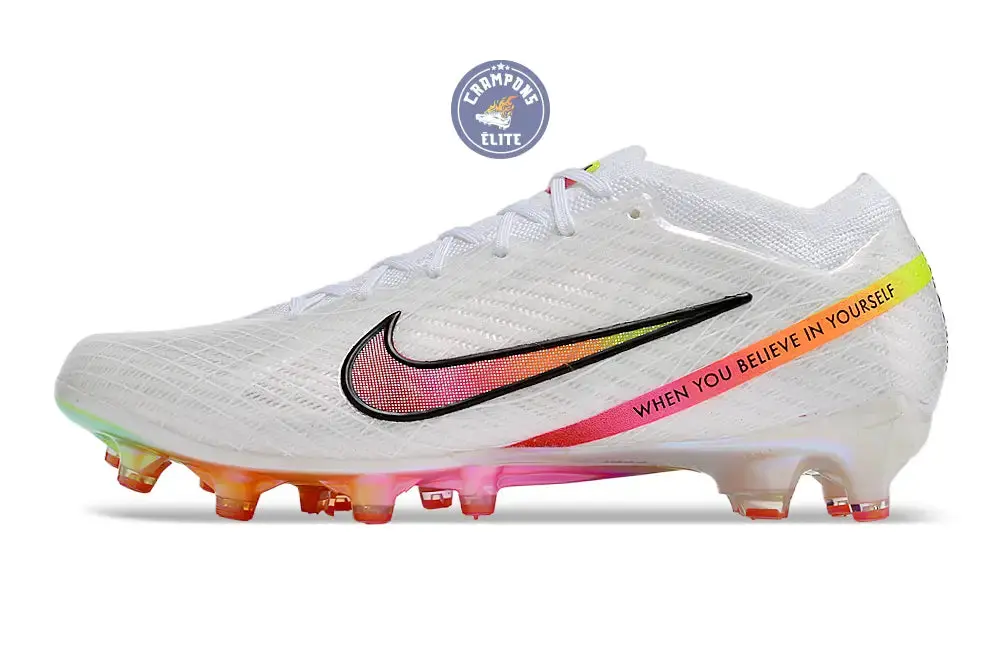 Nike Air Zoom Mercurial Vapor 15 x Rashford AG - Blanc/Jaune/Rose/Orange - Image 5