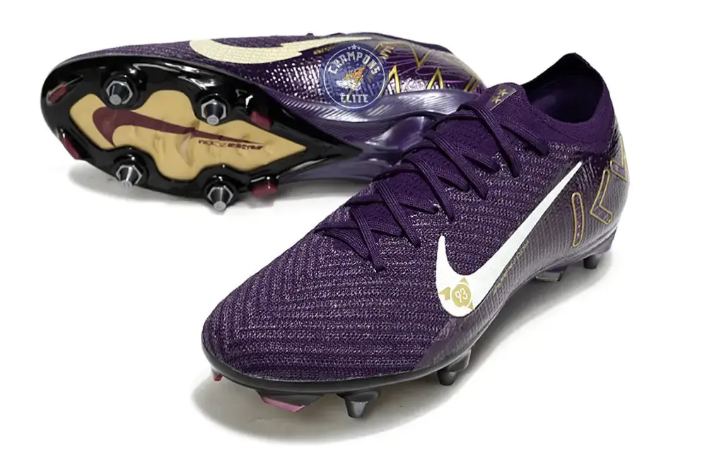 Air Zoom Mercurial Vapor 16 SG Mbappé Personal Edition - Violet/Blanc - Image 2