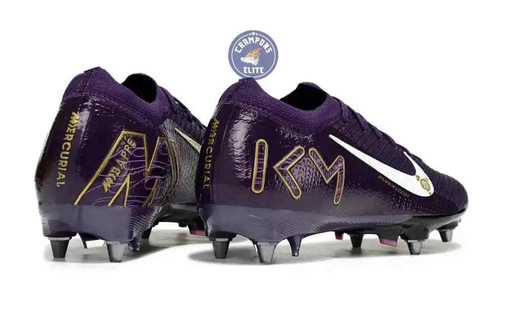 Air Zoom Mercurial Vapor 16 SG Mbappé Personal Edition - Violet/Blanc - Image 6