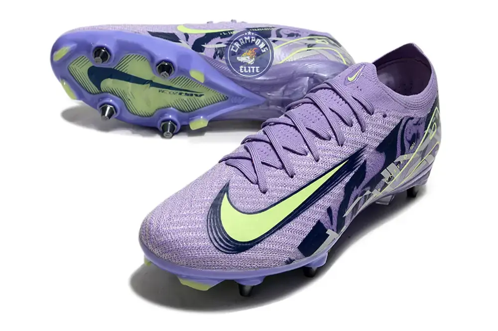 Air Zoom Mercurial Vapor 16 SG United - Purple Agate/Jaune Fluo - Image 4