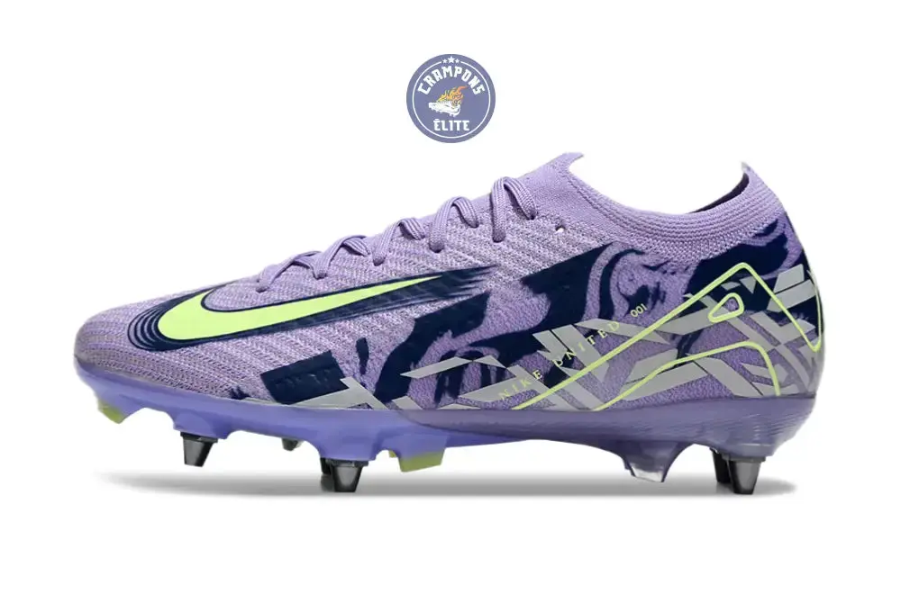 Air Zoom Mercurial Vapor 16 SG United - Purple Agate/Jaune Fluo - Image 5