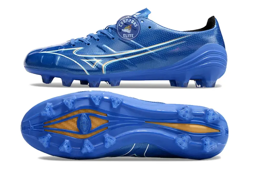 Alpha Elite FG/AG Mugen - Bleu/Blanc/Doré - Image 2