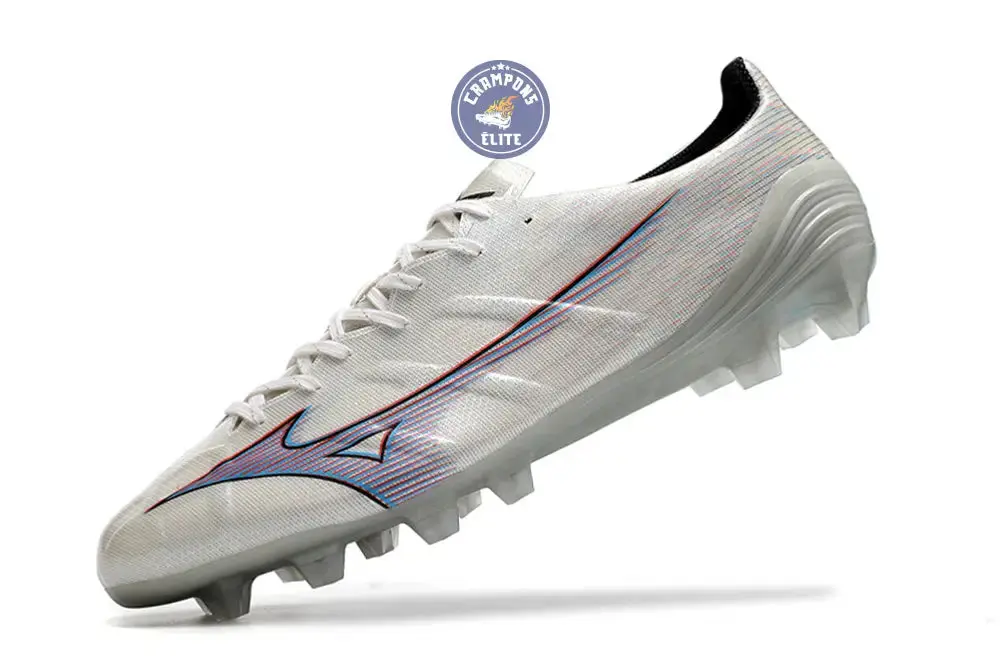 Alpha Elite FG/AG Shining - Blanc/Rouge - Image 4