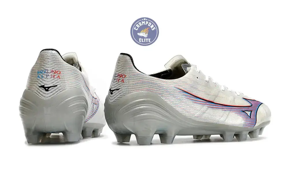 Alpha Elite FG/AG Shining - Blanc/Rouge - Image 6