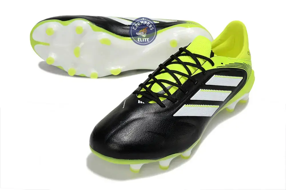 Copa Pure 3 Elite FG - Noir/Jaune Fluo/Blanc - Image 2