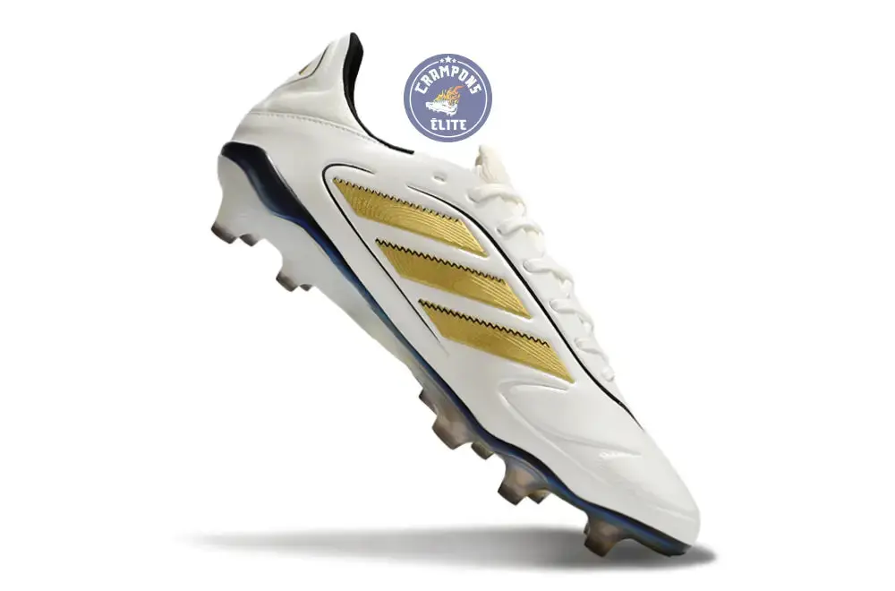Copa Pure 3 Elite FG Luxe Control Teaser - Blanc/Matte Gold/Noir ÉDITION LIMITÉE - Image 3