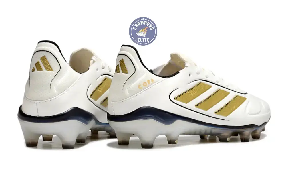 Copa Pure 3 Elite FG Luxe Control Teaser - Blanc/Matte Gold/Noir ÉDITION LIMITÉE - Image 6