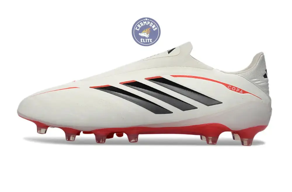 COPA PURE 4 LACELESS ELITE FG BORN FOR GOALS - BLANC/ARGENTÉ/NOIR/LUCID RED - Image 6