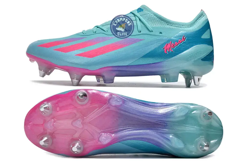 Crazyfast Messi .1 SG Bienvenido a Miami - Flash Aqua/Lucid Pink/Lucid Cyan ÉDITION LIMITÉE