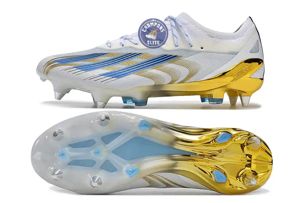 Crazyfast Messi .1 SG Las Estrellas - Blanc/Bleu/Doré ÉDITION LIMITÉE
