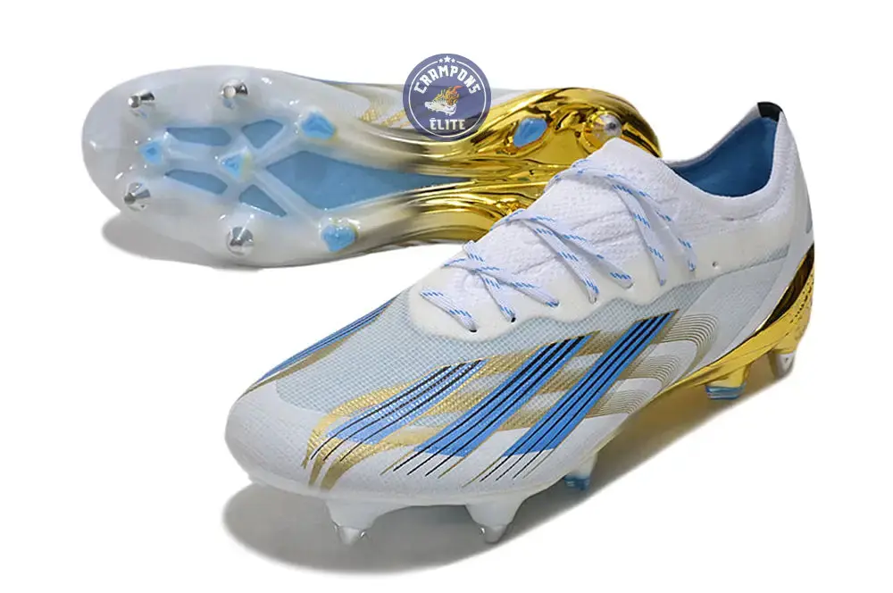 Crazyfast Messi .1 SG Las Estrellas - Blanc/Bleu/Doré ÉDITION LIMITÉE - Image 3