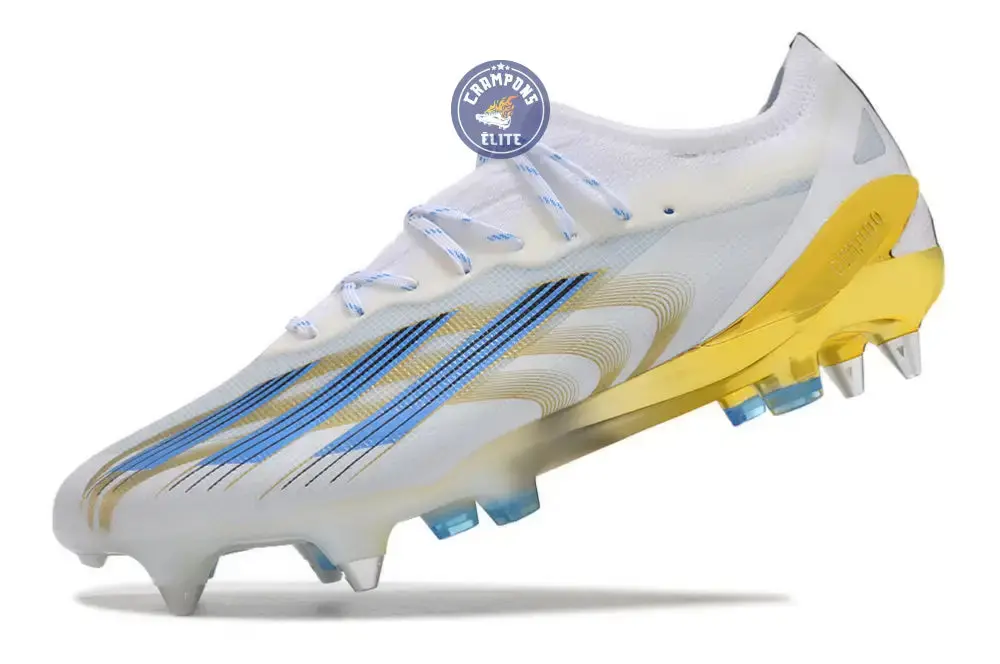 Crazyfast Messi .1 SG Las Estrellas - Blanc/Bleu/Doré ÉDITION LIMITÉE - Image 4