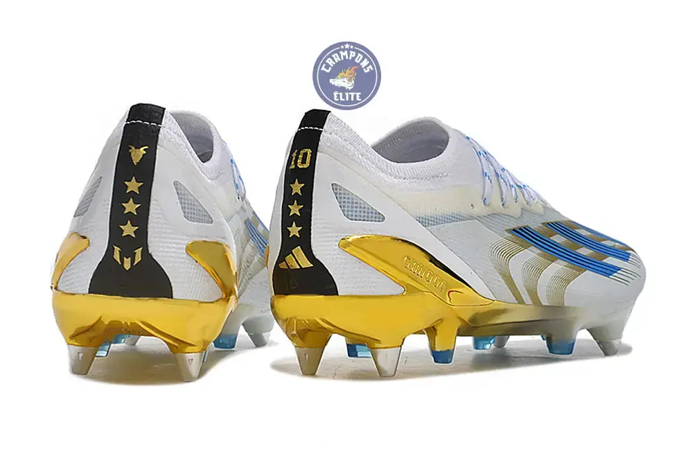 Crazyfast Messi .1 SG Las Estrellas - Blanc/Bleu/Doré ÉDITION LIMITÉE - Image 6