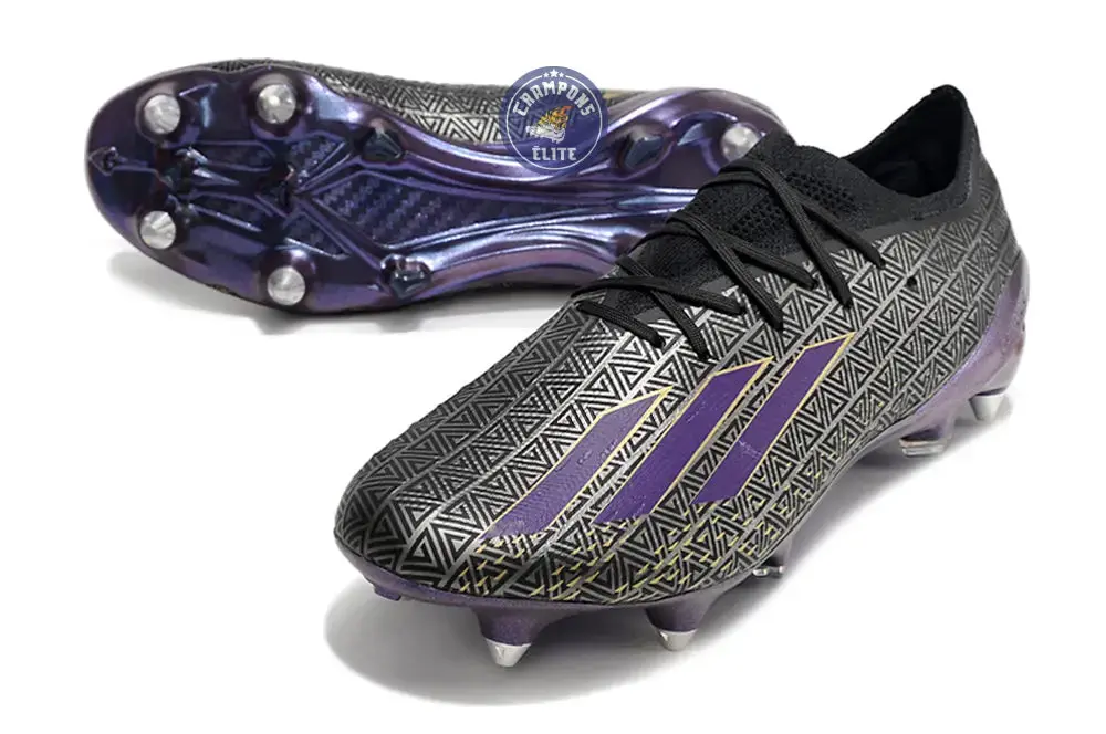 Crazyfast SG - Noir/Violet/Doré - Image 2