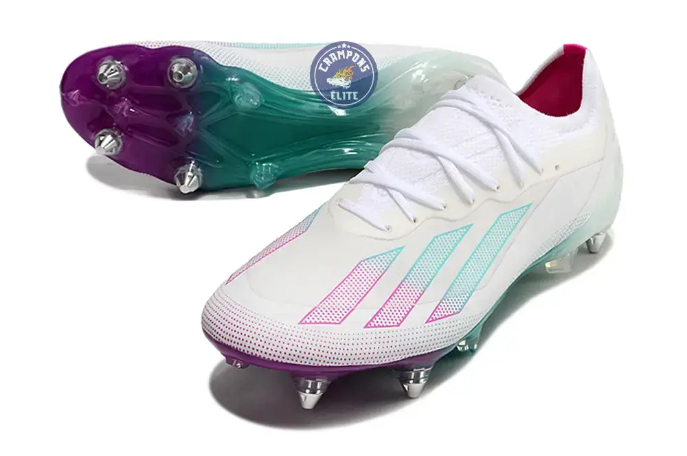 Crazyfast SG - Blanc/Bleu/Rose - Image 2