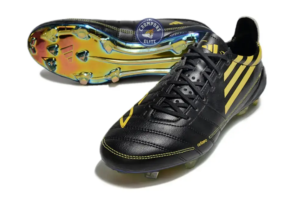 F50 ELITE ADIZERO 2010 FG REMAKE - NOIR/JAUNE ÉDITION LIMITÉE - Image 2