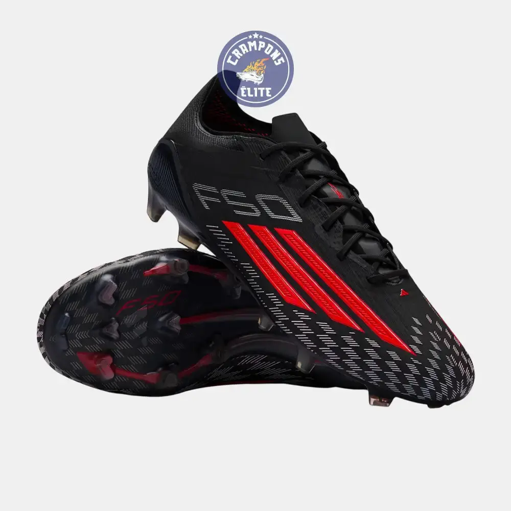 Adidas F50 Elite FG DNA Pack - Noir/Gris/Rouge