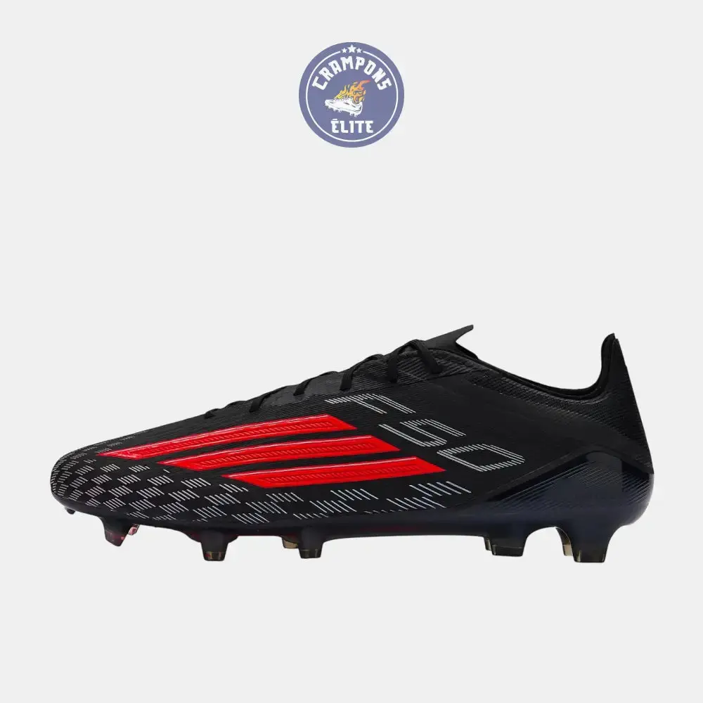 Adidas F50 Elite FG DNA Pack - Noir/Gris/Rouge - Image 3