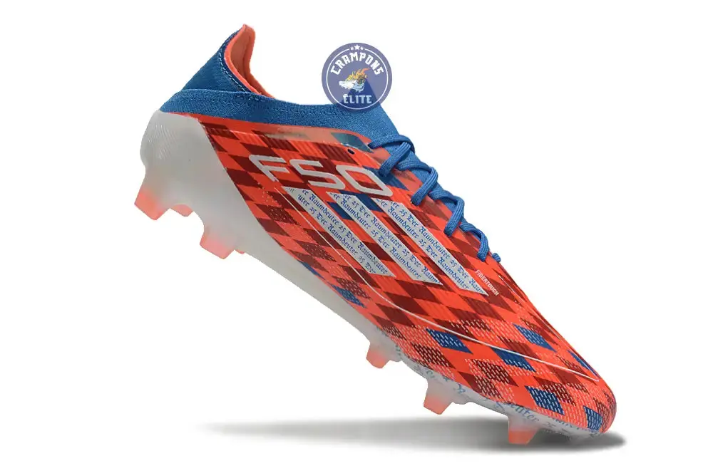 F50 Elite Lacets FG Thomas Müller Raumdeuter - Rouge/Blanc/Bleu ÉDITION LIMITÉE - Image 3